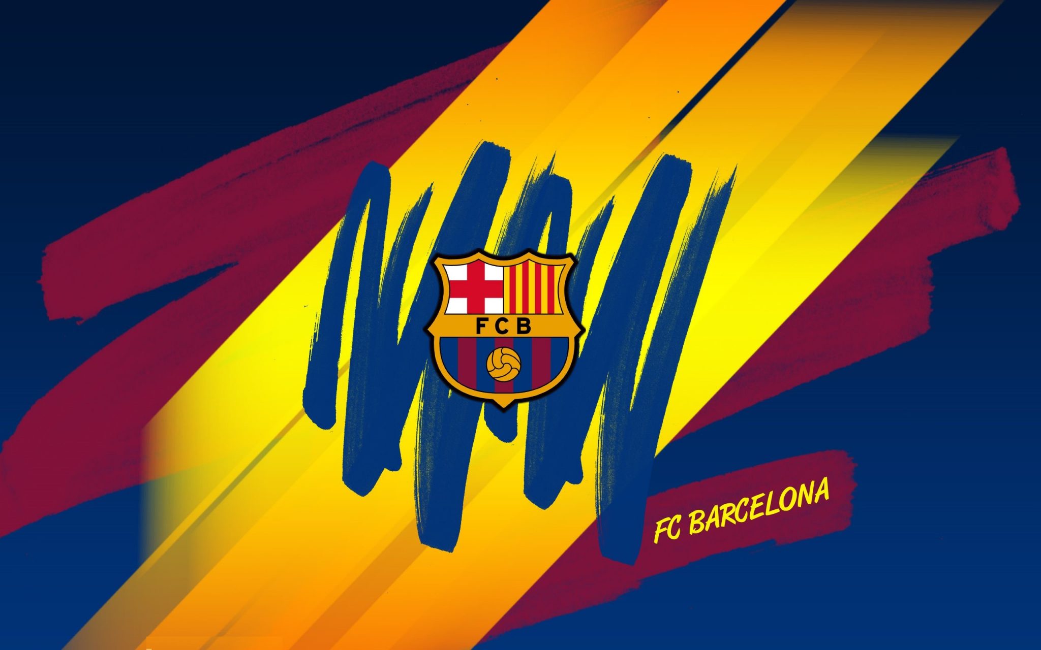 Download Free FC Barcelona Logo Wallpaper